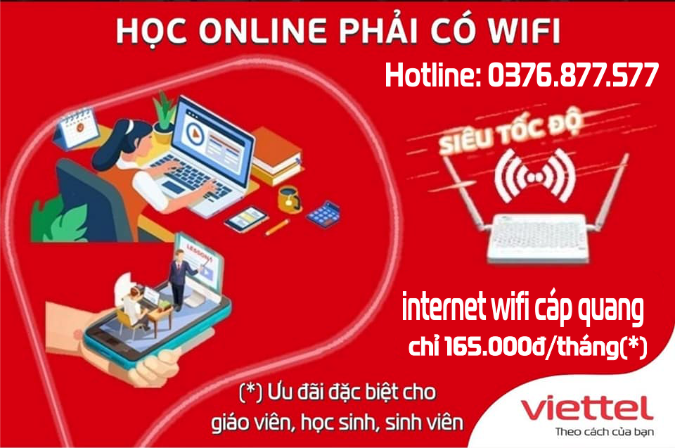 gói cước internet wifi sinh viên và gia đình