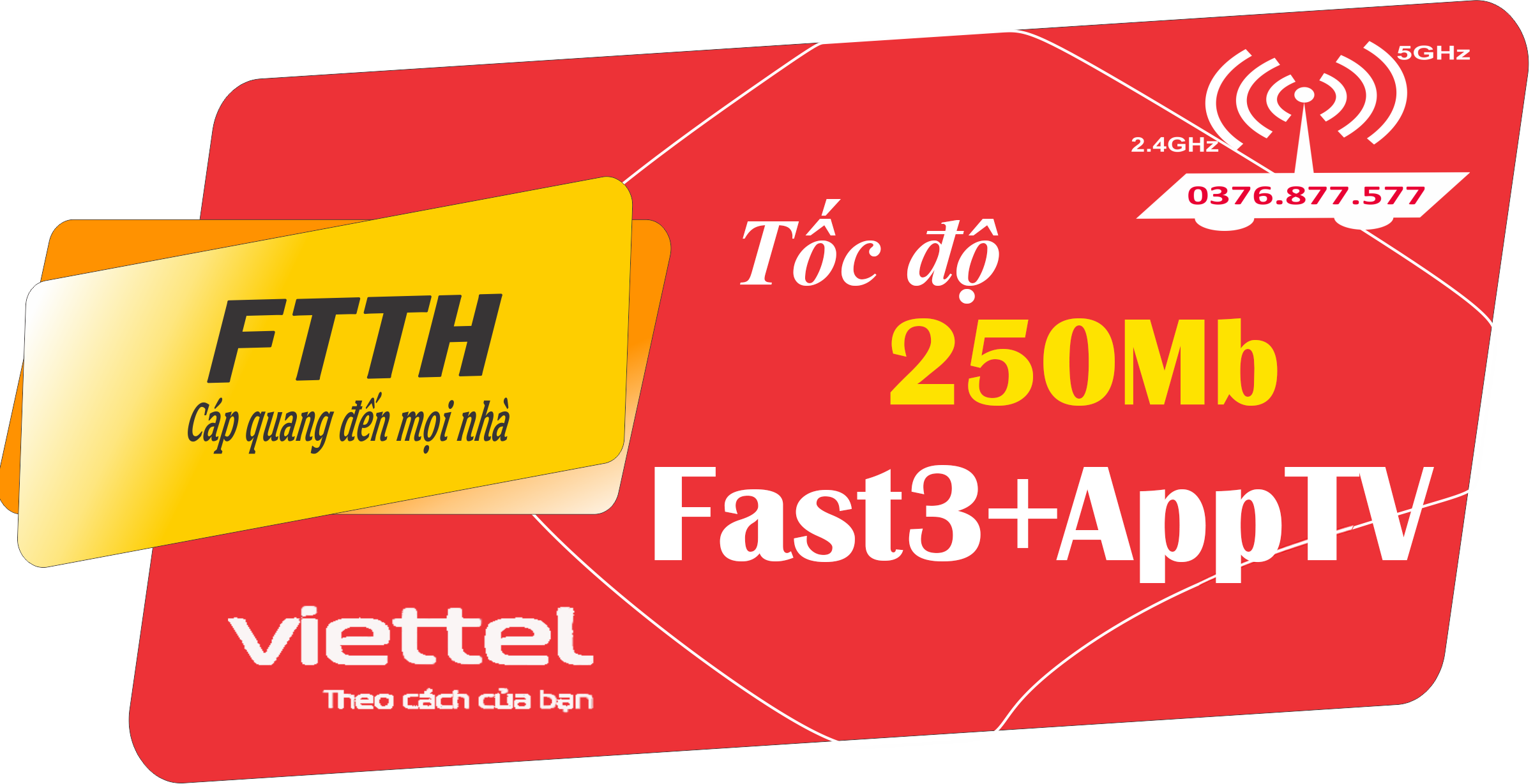 Fast3+AppTV 250Mbps – 239.000đ/tháng