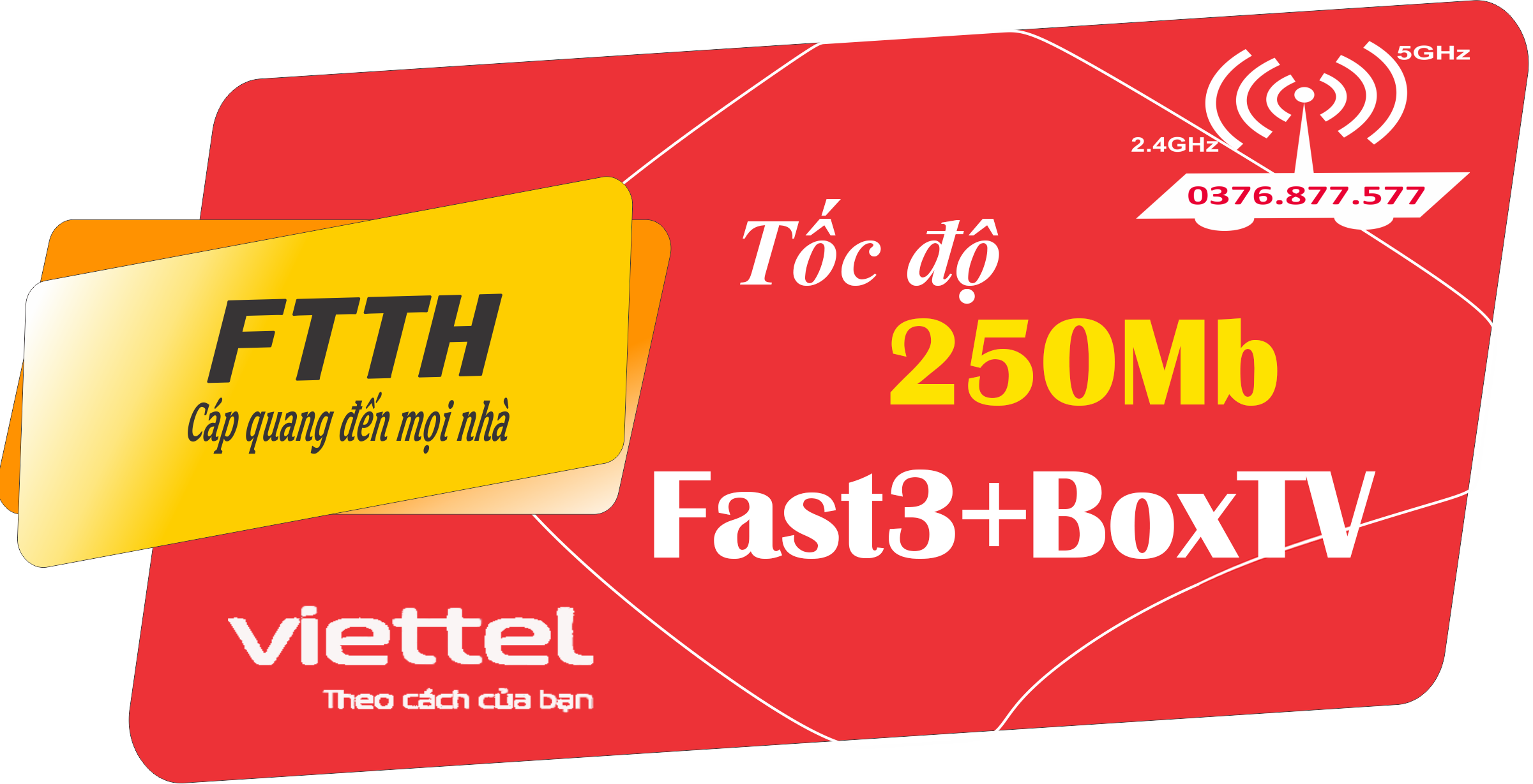 Fast3+BoxTV 250Mbps – 279.000đ/tháng