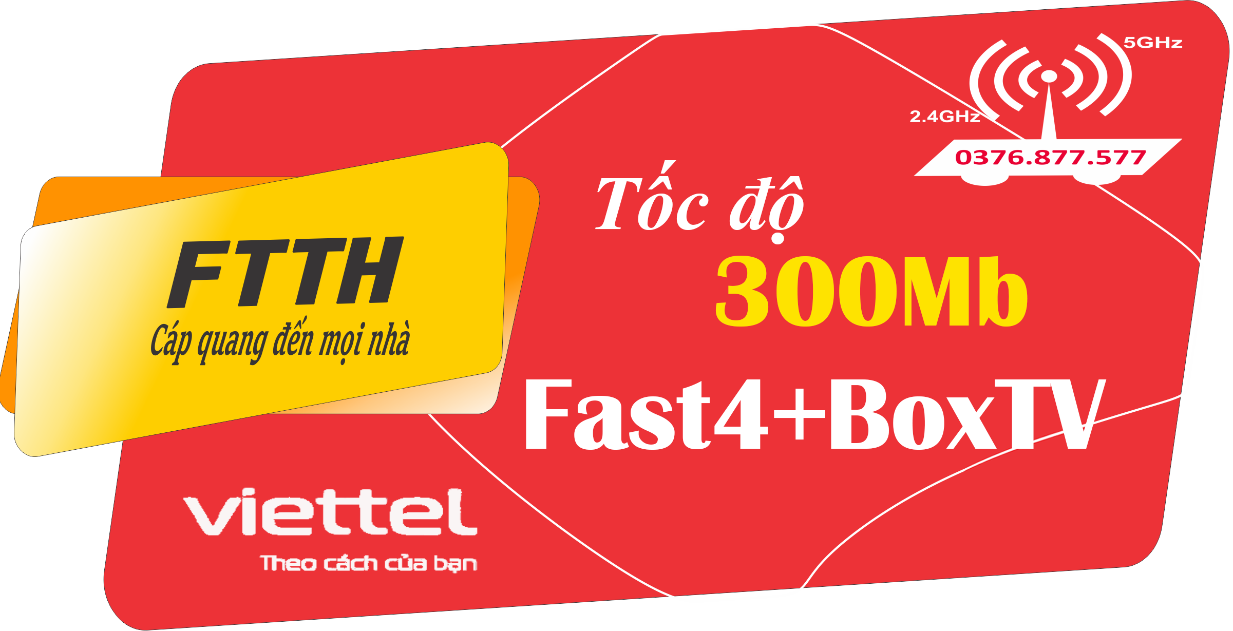 Fast4+BoxTV 300Mbps – 344.000đ/tháng