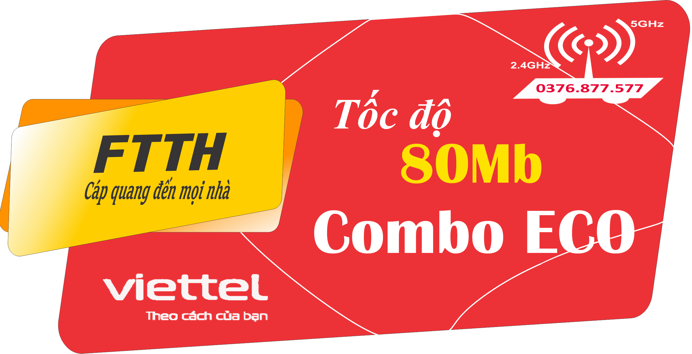 Combo ECO 80Mbps – 185.000đ/tháng