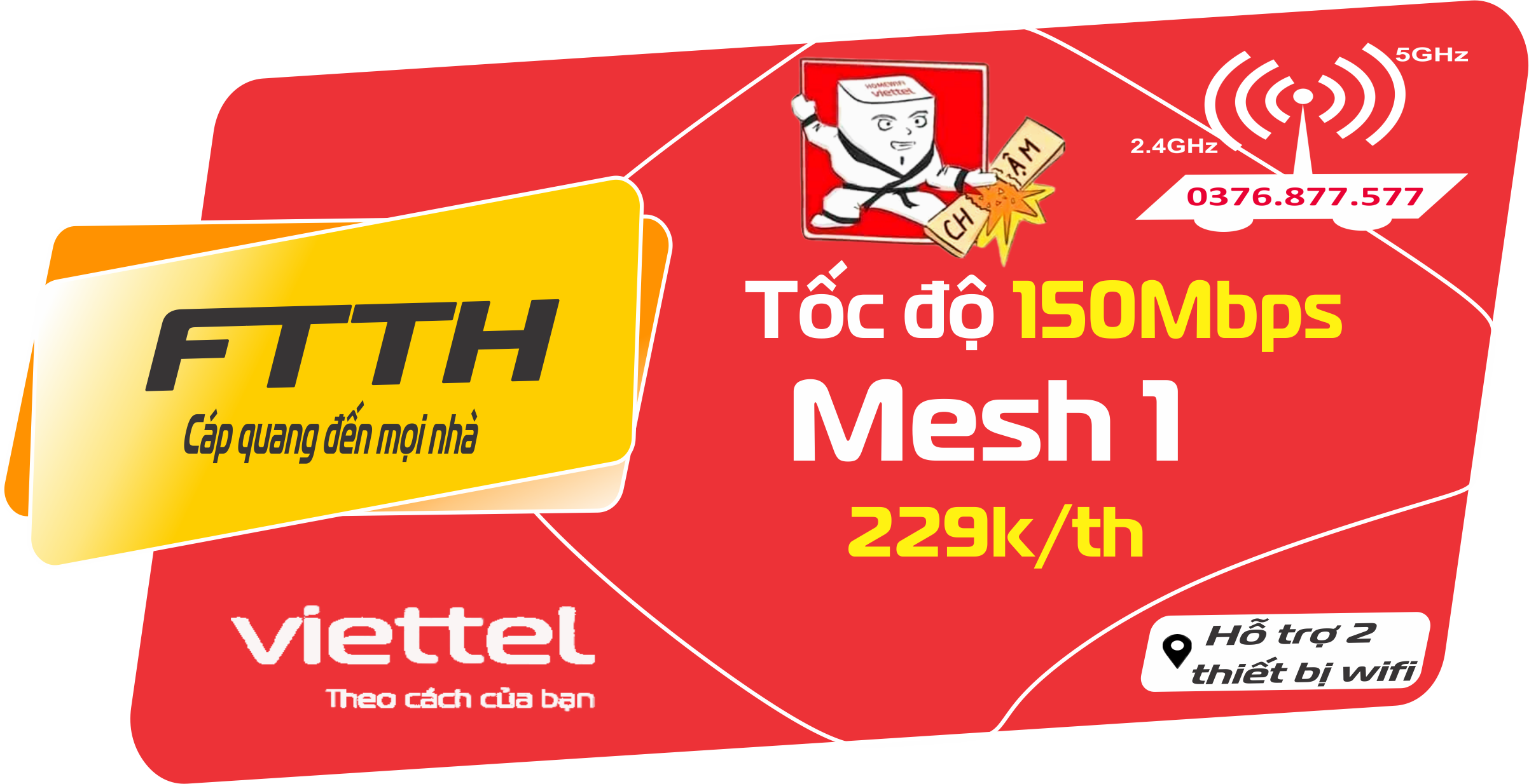 Gói MESH1 150Mb – 229.000đ/tháng