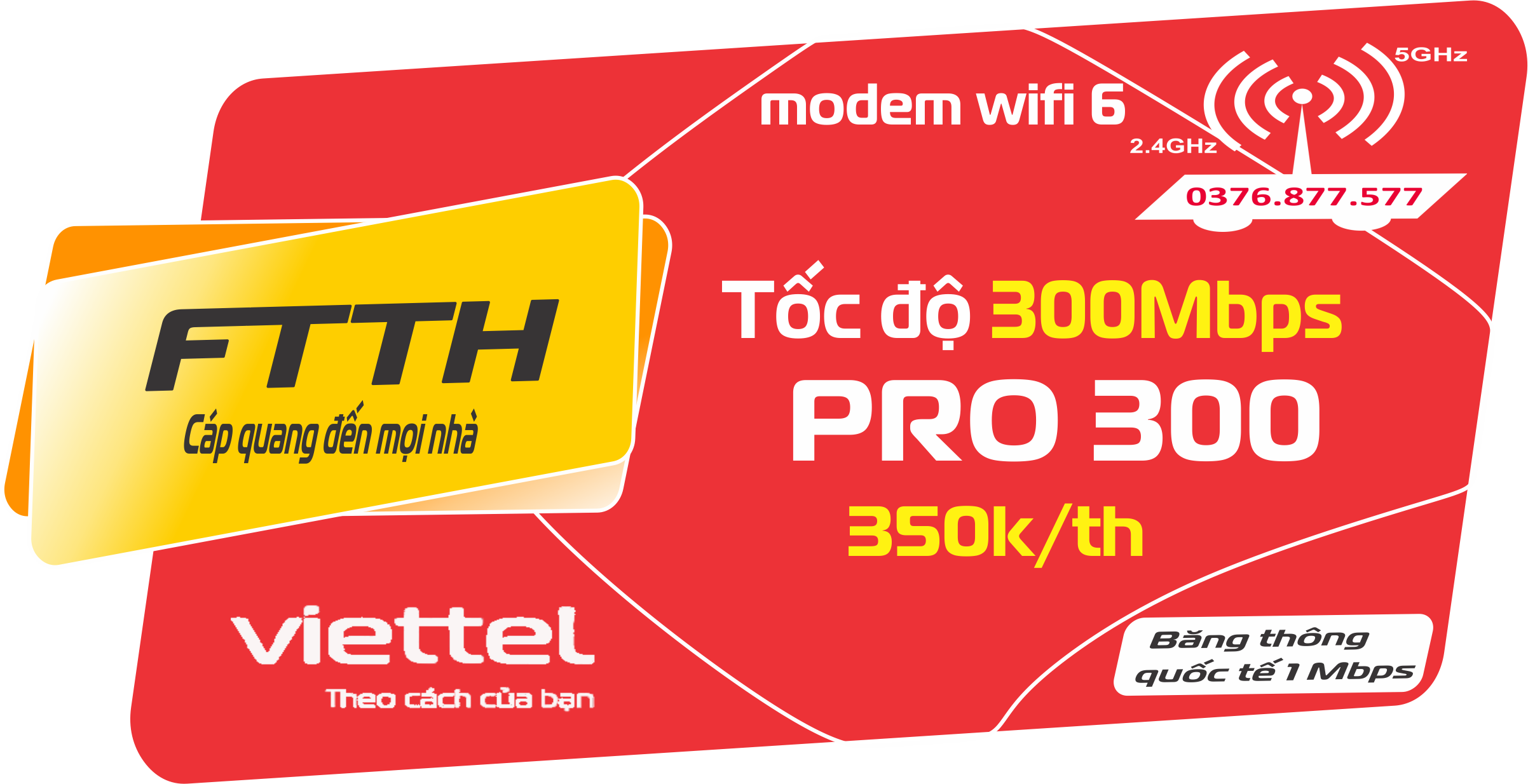 Gói PRO300 300Mbps – 350.000 đ/tháng